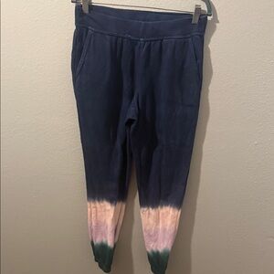 Wildfox Kids Navy and Tie-Dye Joggers
